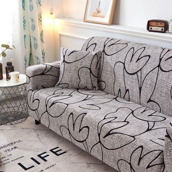 Topincn Sofaovertræk Sæt Sofa Beskytter Vandtæt Elastisk Støvsikker Slipcover KLB