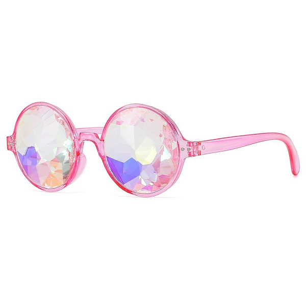 pièces Festivals Kaleidoscope Rainbow Solbriller Goggle Briller,Prisme