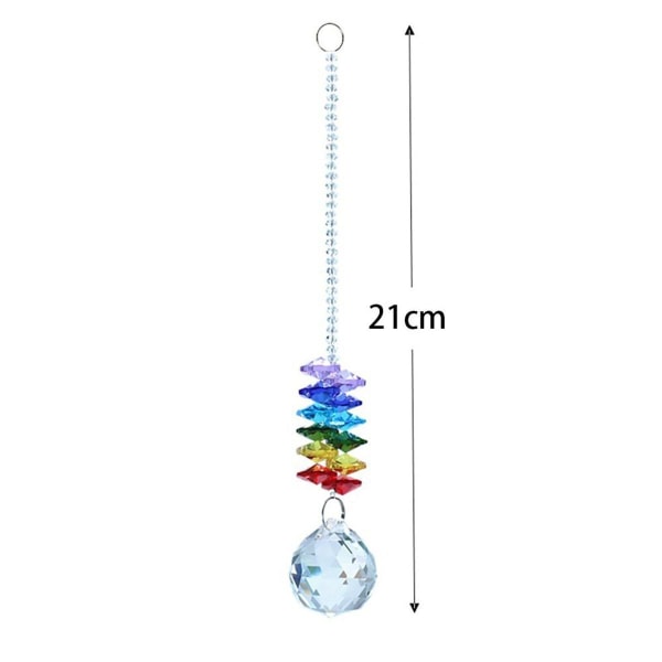 Pack Chandelier Suncatcher Kristallprisma Hänge Kristall