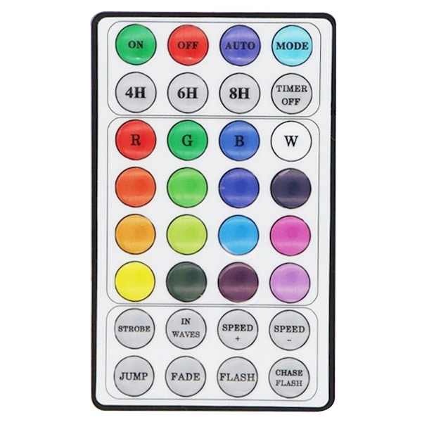 10m RGB LED-remslampa Vattentät USB-fjärrkontroll Färgglad KLB