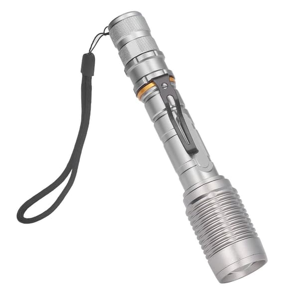 Teleskopisk zoom lommelygte, 5 lystilstande, 5000lm KLB