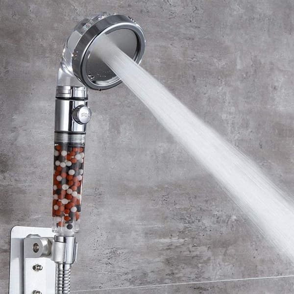 SPA Højtryks Bruseshowerhoved med Vandstop Håndbruser 3 Sprøjtetilstande Vandbesparende