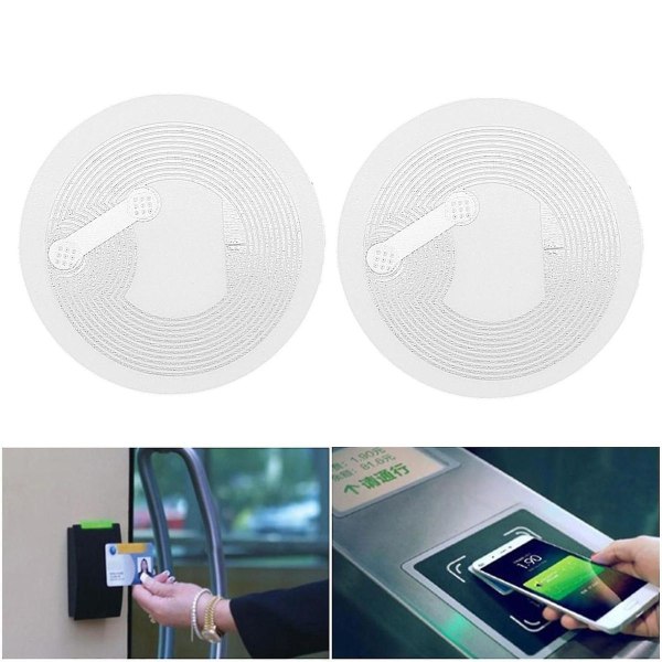 Pakke med 50 Ntag213 Nfc-tags 13,56 MHz Iso14443a Nfc-klistermærke Ntag