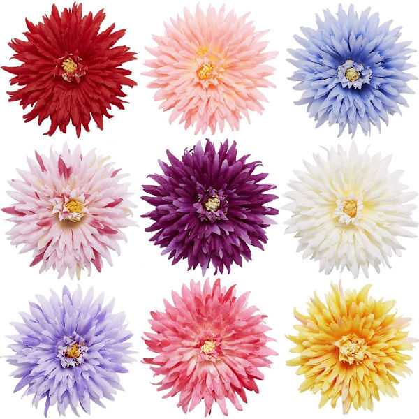 Paket med konstgjorda sidenblommor Gerbera Krysantem Daisy Solros KLB