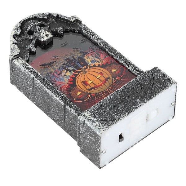 Halloween rekvisitter, simulert gravsteinformet lampe KLB