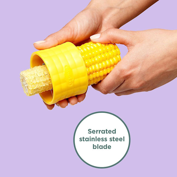 COB Majskolvskalare Stripper,Plast,Citronfärg