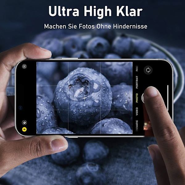 Til iPhone 13 Pro/iPhone 13 Pro Max Kamerabeskyttelse, [One-Piece