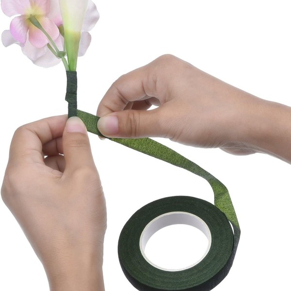 3 rullar floristtejp, självhäftande blomtejp, floratejp