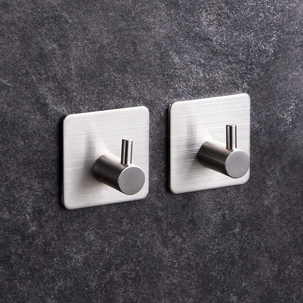 Selvklæbende toiletpapirholder: rustfrit stål uden boring