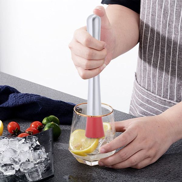 Multifunksjonell rustfritt stål isknusing pinne for cocktailer KLB