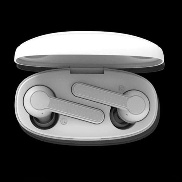 Bluetooth-hovedtelefoner, trådløse øretelefoner Bluetooth hvid