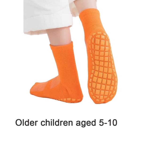 Vintervridna chenilletofflor och strumpor i orange KLB
