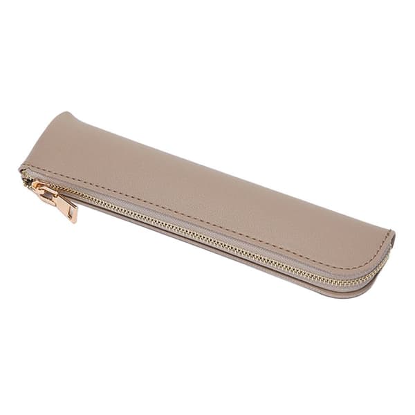 Pennpose, PU-lær lomme pennholder, Khaki