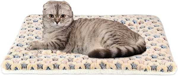 Hundetepper Katt Fluffy Valpetepper Vaskbar Matte Liten Medium Stor(M,Brun)
