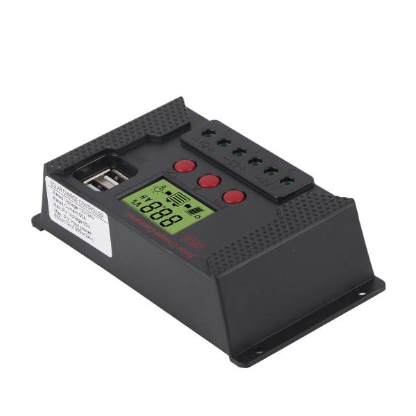 12V/24V solcellelader 50A PWM intelligent batteri KLB