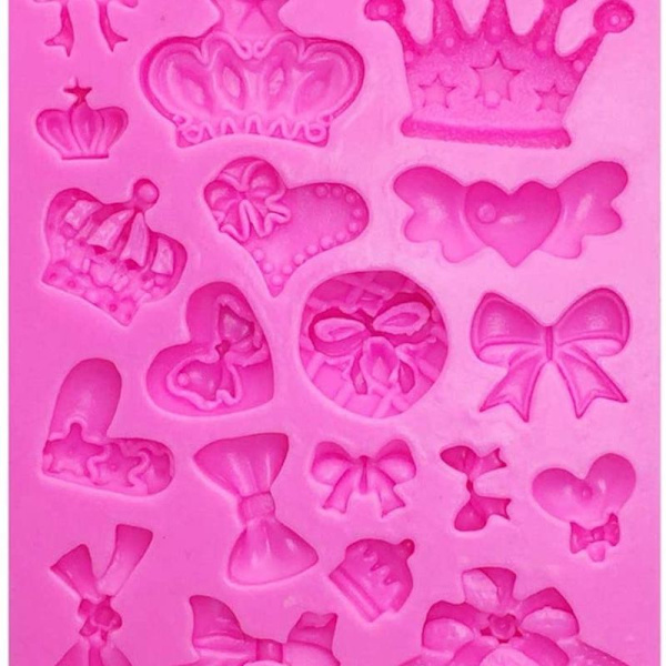 Tegneserie Krone Butterfly Kage Jelly Candy Silikoneform