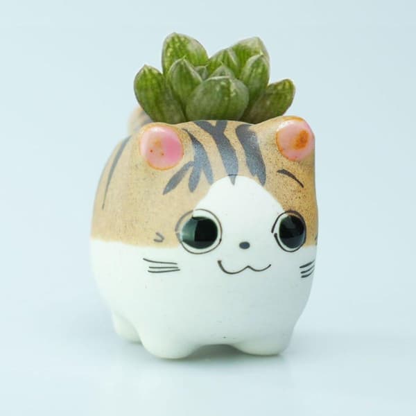 Original design, håndlavet mini tegneserie keramik