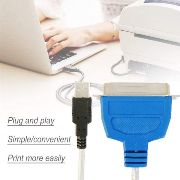 USB IEEE 1284 trycklinjestandard CN36-gränssnitt