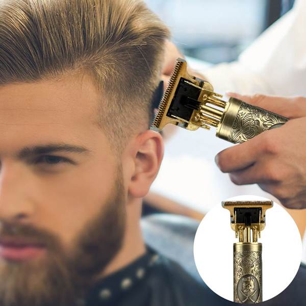 Trimmer T-Blades, Oppladbar Profesjonell Hårklipper for Menn Style3 KLB