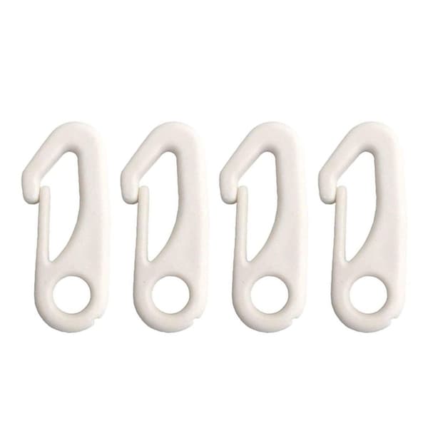 4 stk flaggstang klips kroker nylon flaggstang feste - fester