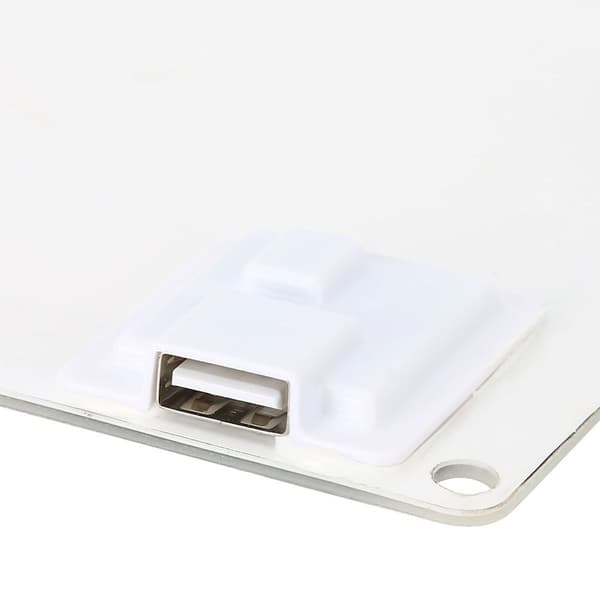 Bærbar 10W utendørs solcellepanel lader med KLB