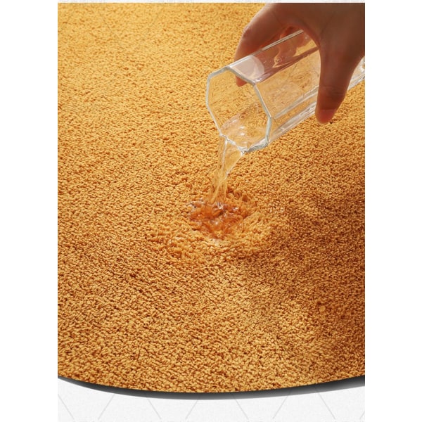 Blå sky tykkelse fluffy dør måtte, skridsikker bademåtte, absorberende bademåtte, hurtig tørrende bademåtte 40 × 60CM, husholdning