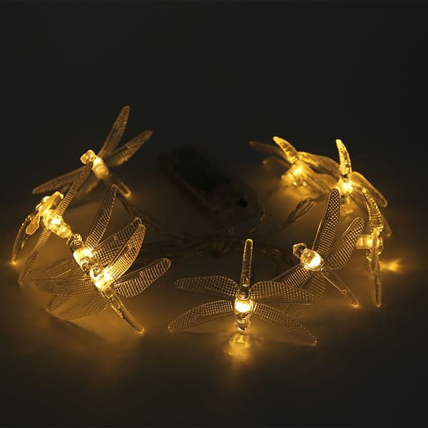 10 LED 1,5 m Libelle-formede Fe-lys til hjemmet KLB