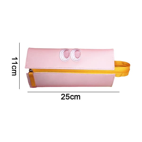 Morsom Live Monster Wide Open Foldable Pencil Case Pink KLB