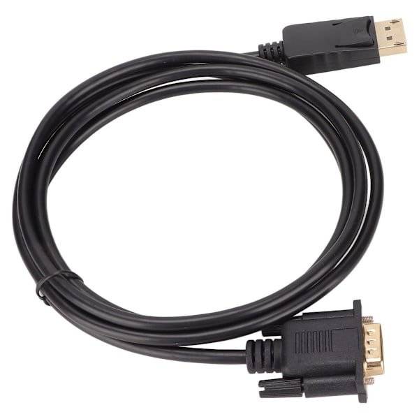 DP till VGA-adapterkabel, hane till hane, HD 1080p, guldpläterad KLB
