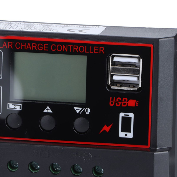 20A 12V 24V Solcellelader Intelligent Solcellepanel KLB