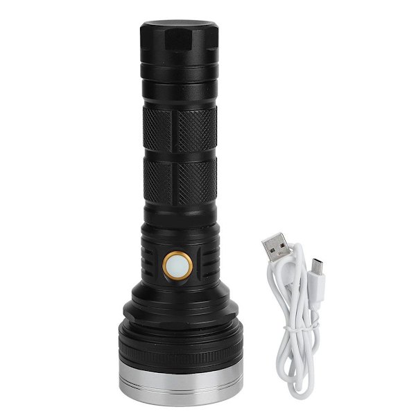 SST40 LED-ficklampa USB-uppladdningsbar 6500K 2000LM 3 KLB