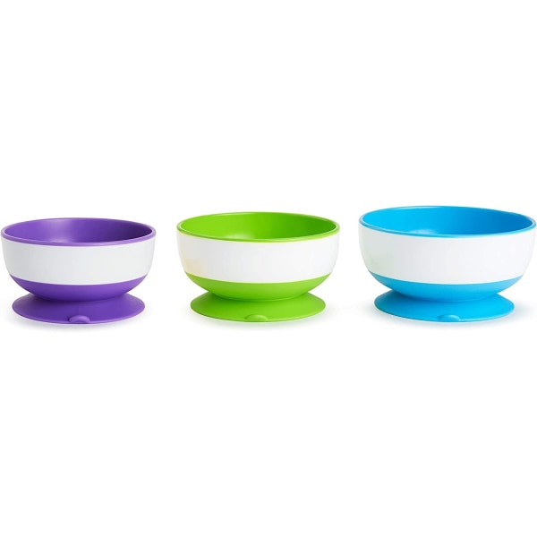 Skålar med extra starka sugkoppar, 3-pack