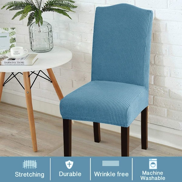 Amerteer 2-pakning Spisebordsstoltrekk Stretch Spisebordsstoltrekk Parsons KLB