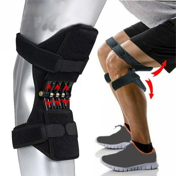 Pakke med 2 knæbeskyttelse booster led støtte puder knæ støtte knæ bandage KLB
