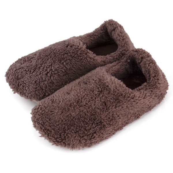 Korallfleece innerskor, bomullsskor, varma tofflor