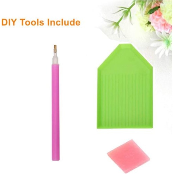 5D DIY Diamantmaleri Sæt, Korssting Rhinestone Broderi (efter Nummer