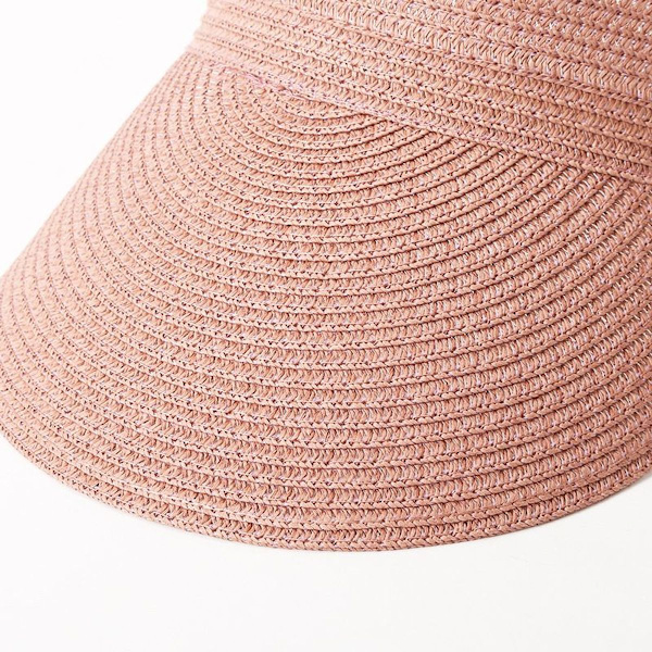 Solhatte til kvinder, skyggehatte til kvinder, strandhatte til kvinder, pink
