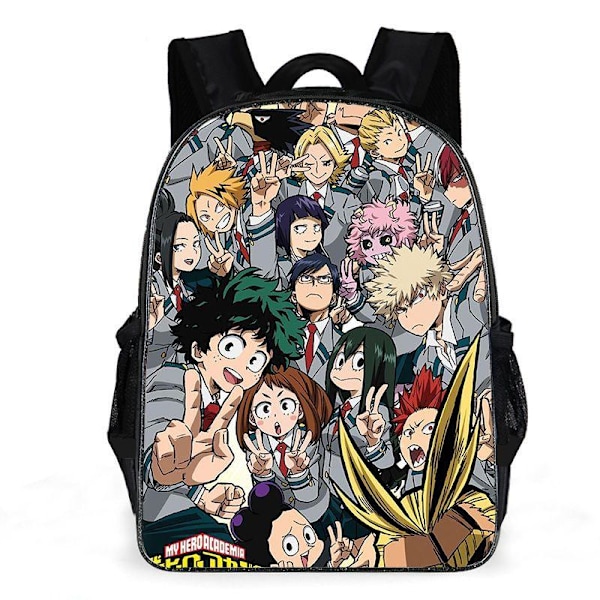 My Hero Academia -oppilaiden koulukassit My Hero Academia -perus- ja korkeakoulukassit lasten reppuja miehille ja naisille -D6 My Hero Academia 013