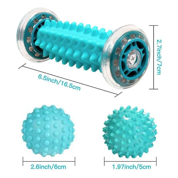 Version Fodmassage Roller Fodmassage Roller, Muskel Roller & Kuglesæt, 0.5KG
