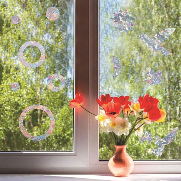 En mängd olika mönsterkombinationer, limfritt statiskt glas