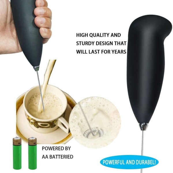Håndholdt melkeskummer for latte macchiato julegave