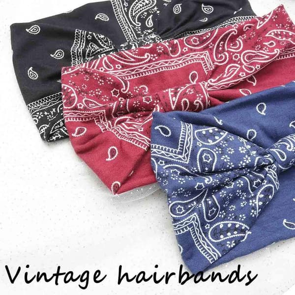 Boho bandeau pandebånd, elastiske og stilfulde
