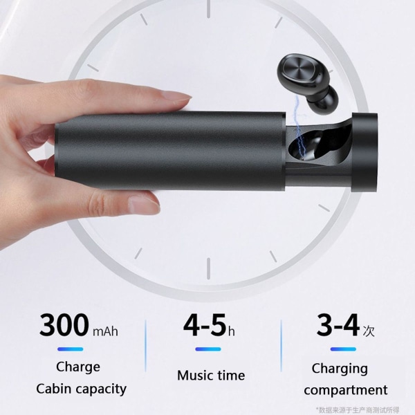 Bluetooth-langattomat urheilukuulokkeet LED-näytöllä, musta