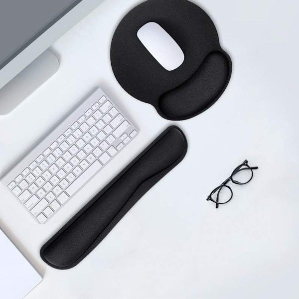Ergonomisk musmatta med handledsstöd, premium minnesskum 4