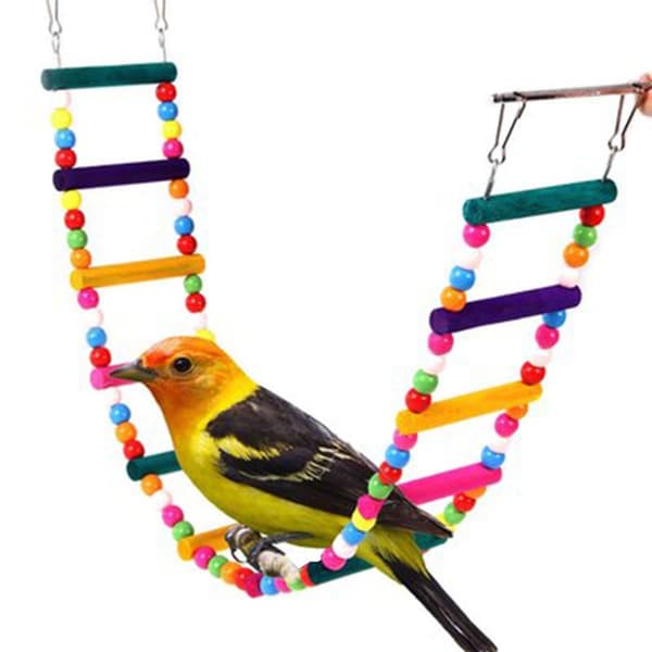 Regnbue Papegøye Stige Fleksibel Tre 77cm(11 stiger) KLB