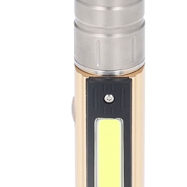 Edelstenlys 3 LED 1 COB aluminiumslegering USB-lader KLB