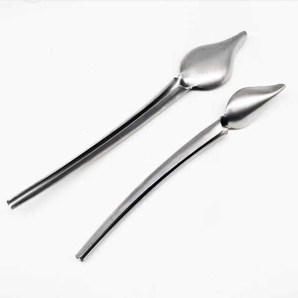 2 i 1 DIY Rostfritt Stål Chokladsked Montering Dekorationssked Set