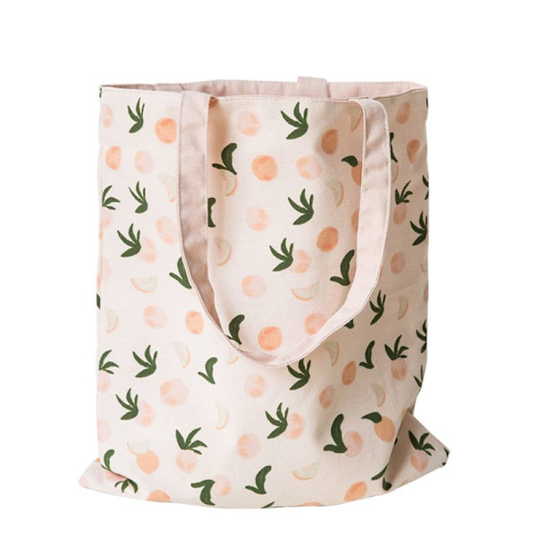 Lærred Tote Taske, 40cm x 36cm (Citrongul), Tote Taske Shopping Taske Tote Taske, Dobbeltsidet, Stærkt Lærred, Holdbar, Vaskbar-