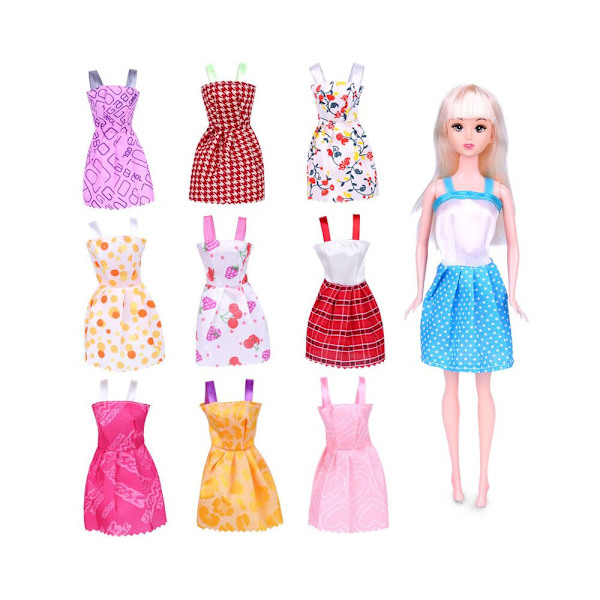 50 kpl nuken vaatteita ja asusteita, sopii 11 tuuman tyttöjen Barbie-nukelle, syntymäpäivä