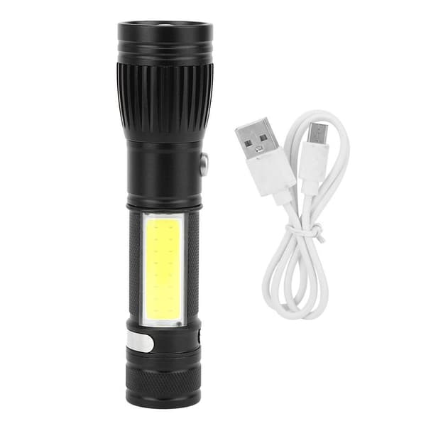 L2 USB oppladbar side COB lys LED lommelykt fungerer KLB